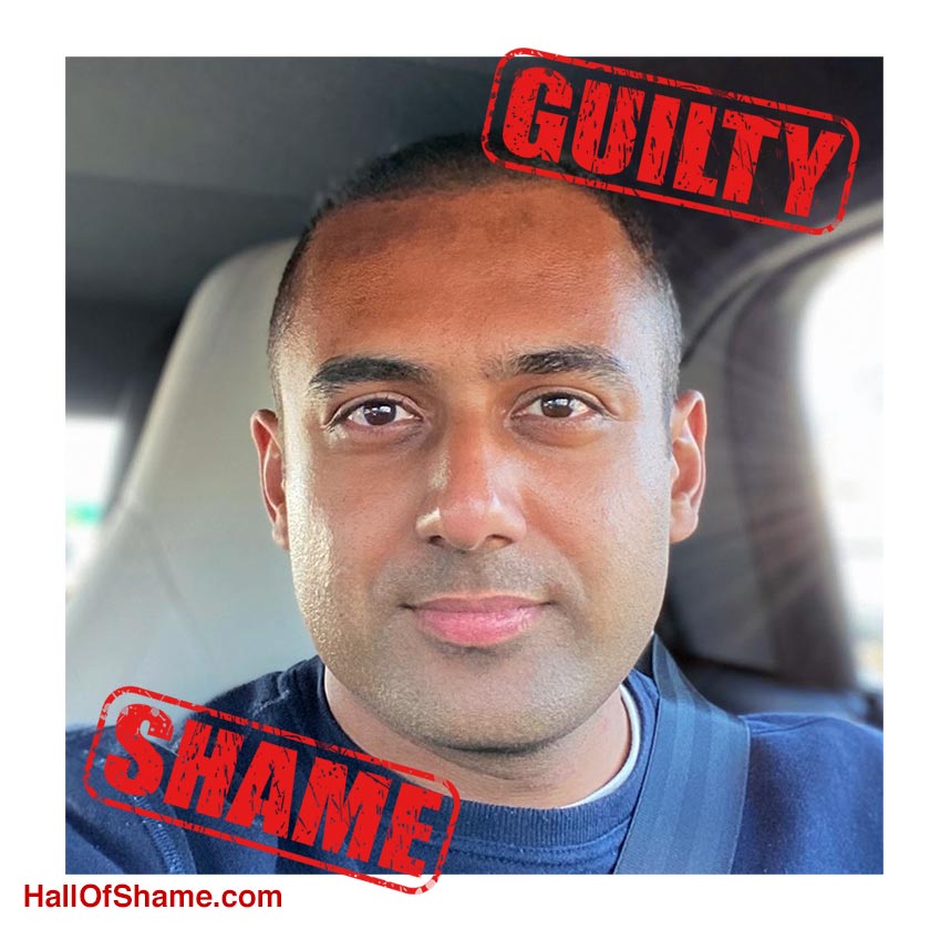 Twitter profile pic of Sahil Gupta, Spase.io, Guilty of RDNH